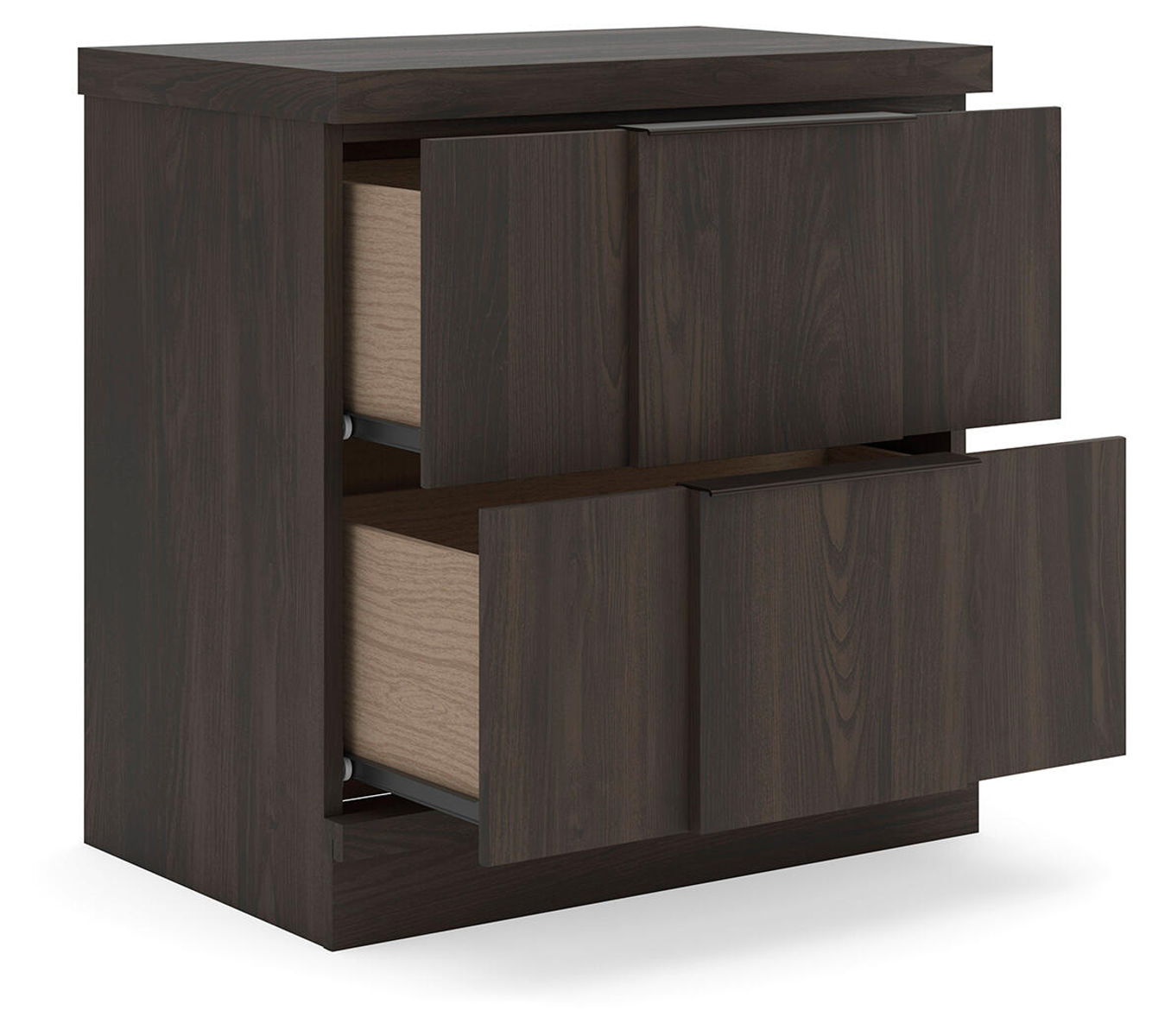 Shaehartin - Two Drawer Night Stand - Dark Brown - Image 2