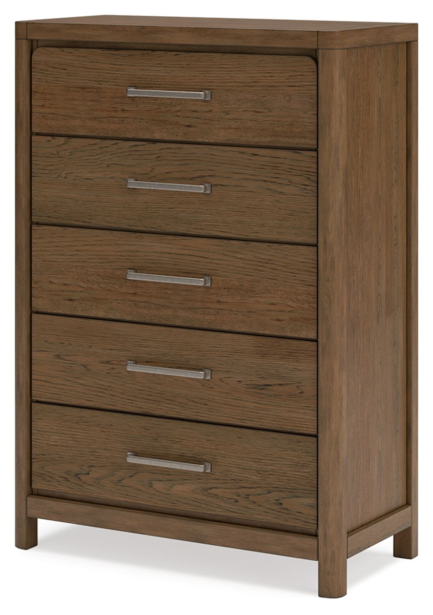 Cabalynn - Five Drawer Chest - Light Brown - Image 2