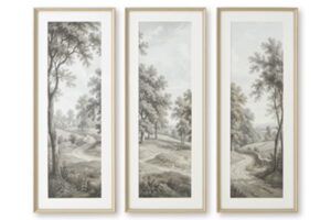 Dixonburg - Wall Art Set (Set of 3) - Taupe / Gray