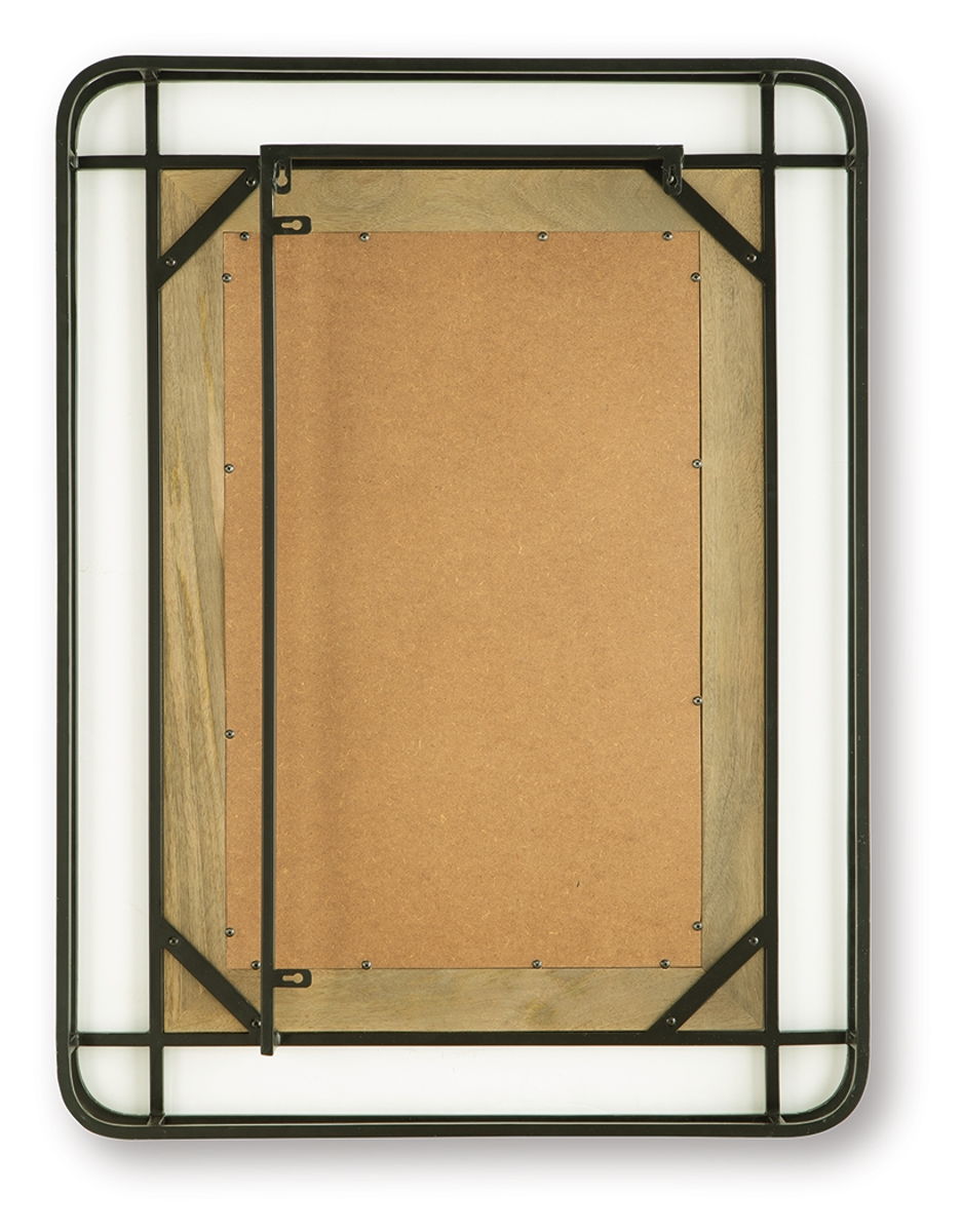 Beelman - Accent Mirror - Black / Brown - Image 4