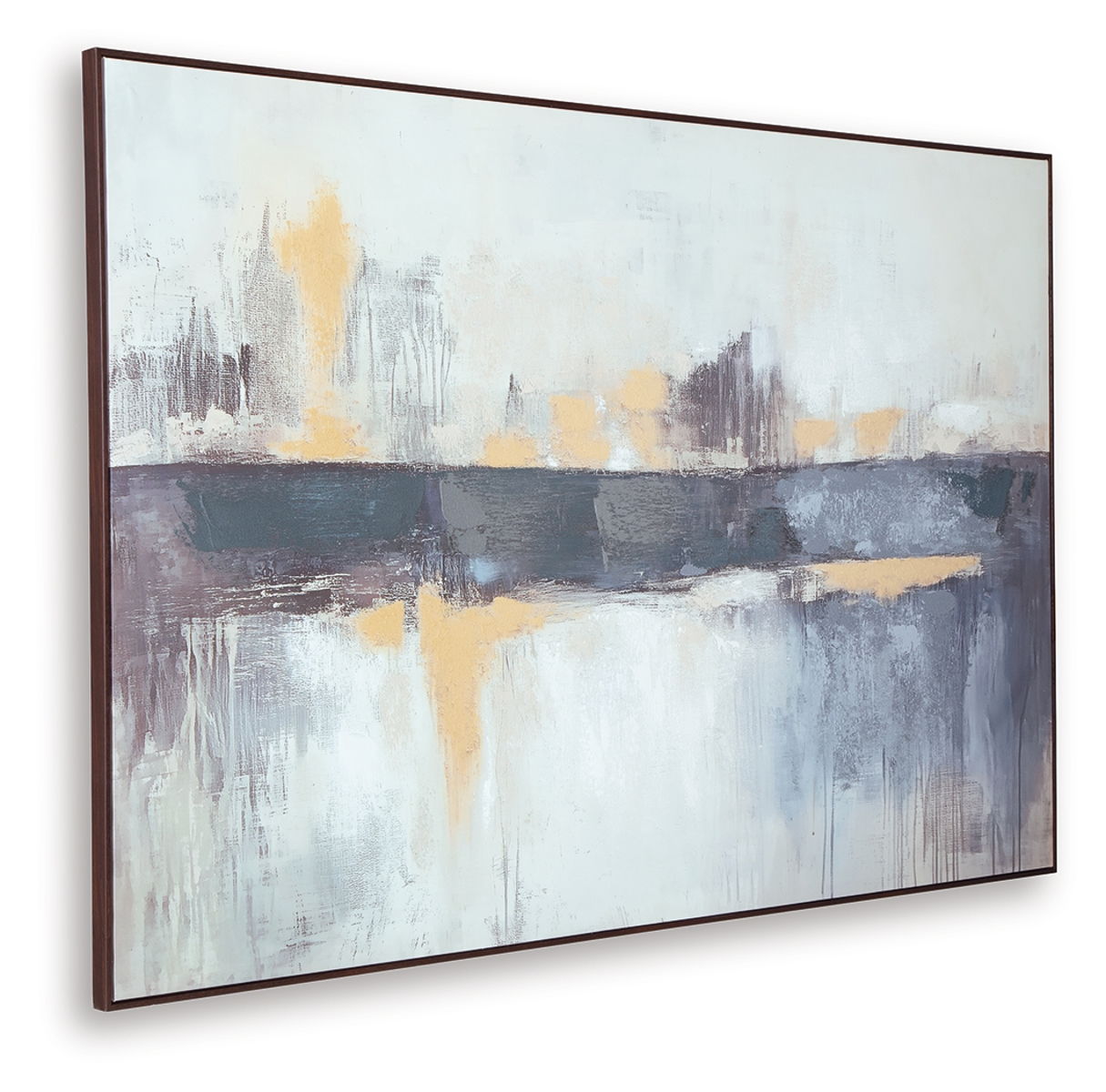 Gatesford - Wall Art - Blue / White / Tan - Image 3