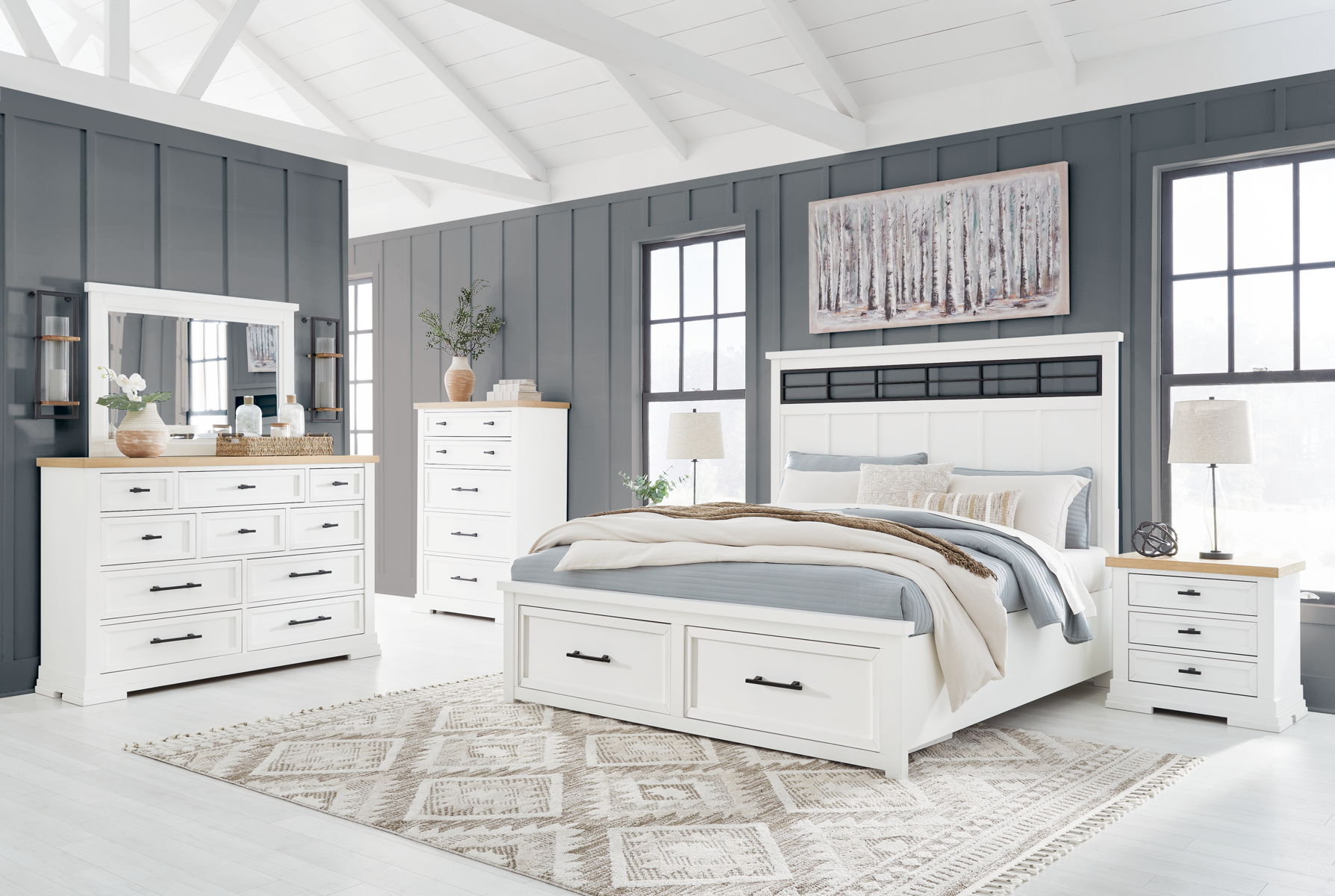 Ashbryn - Panel Storage Bedroom Set
