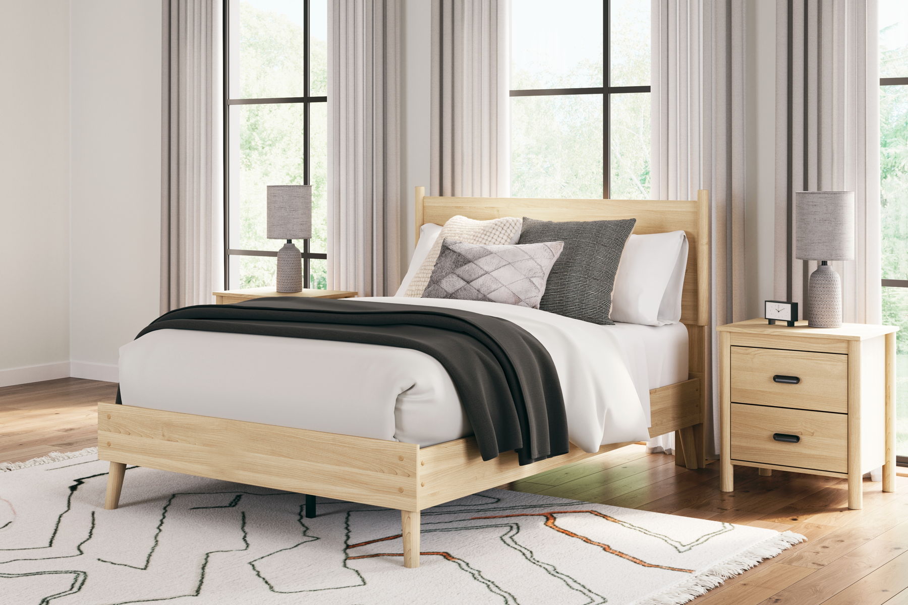 Cabinella - Platform Panel Bed - Image 3