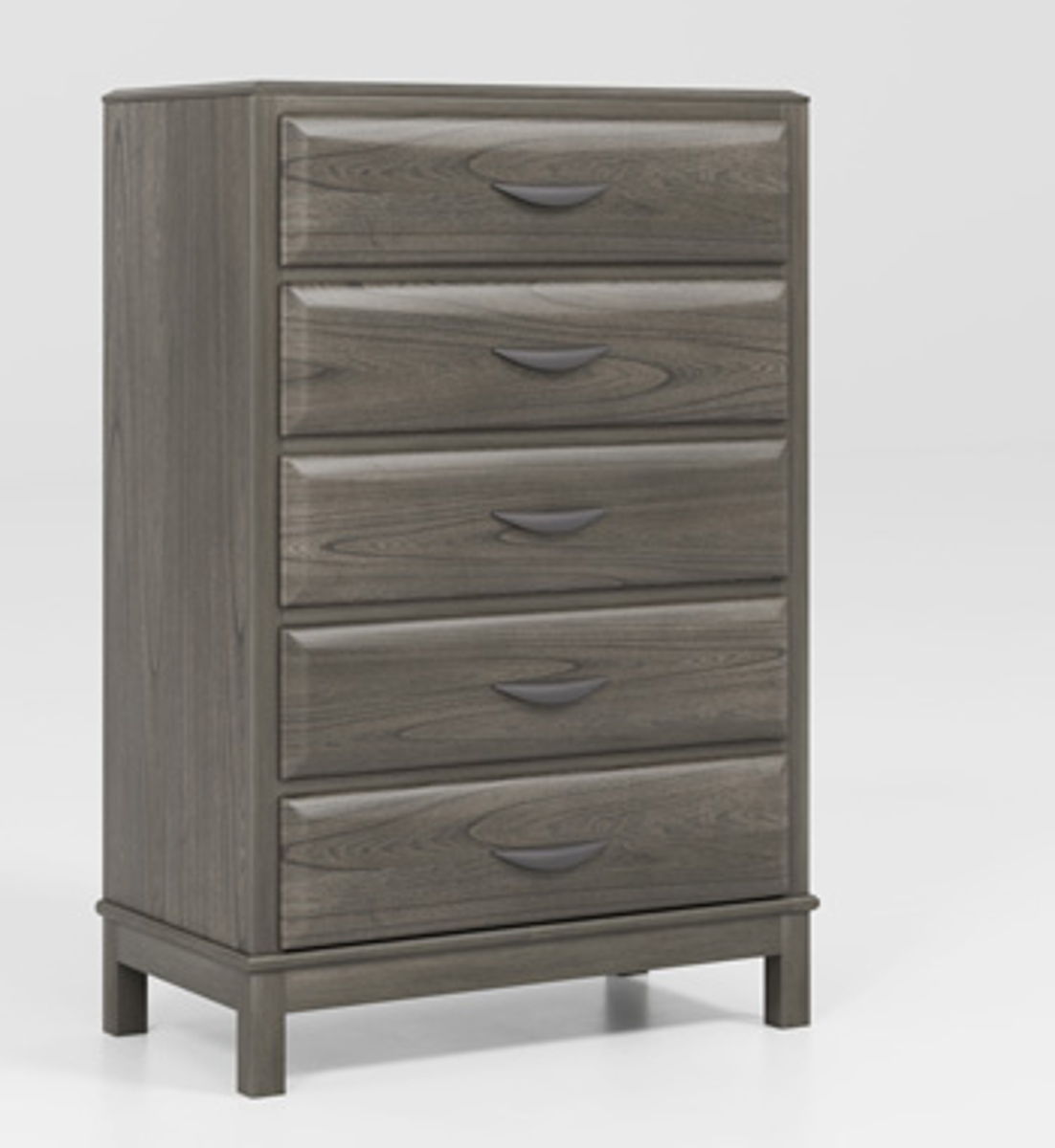 Mazing - Five Drawer Chest - Gray