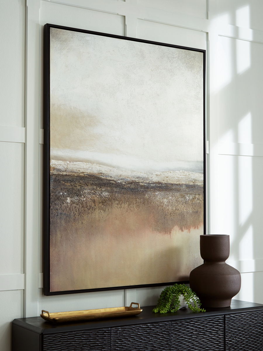 Siaking - Wall Art - Brown / Gray / White - Image 3