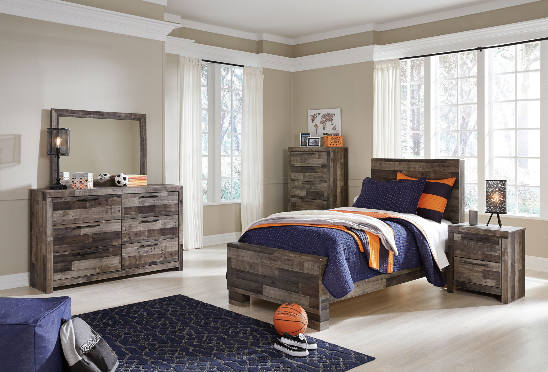 Derekson - Panel Bed - Image 21