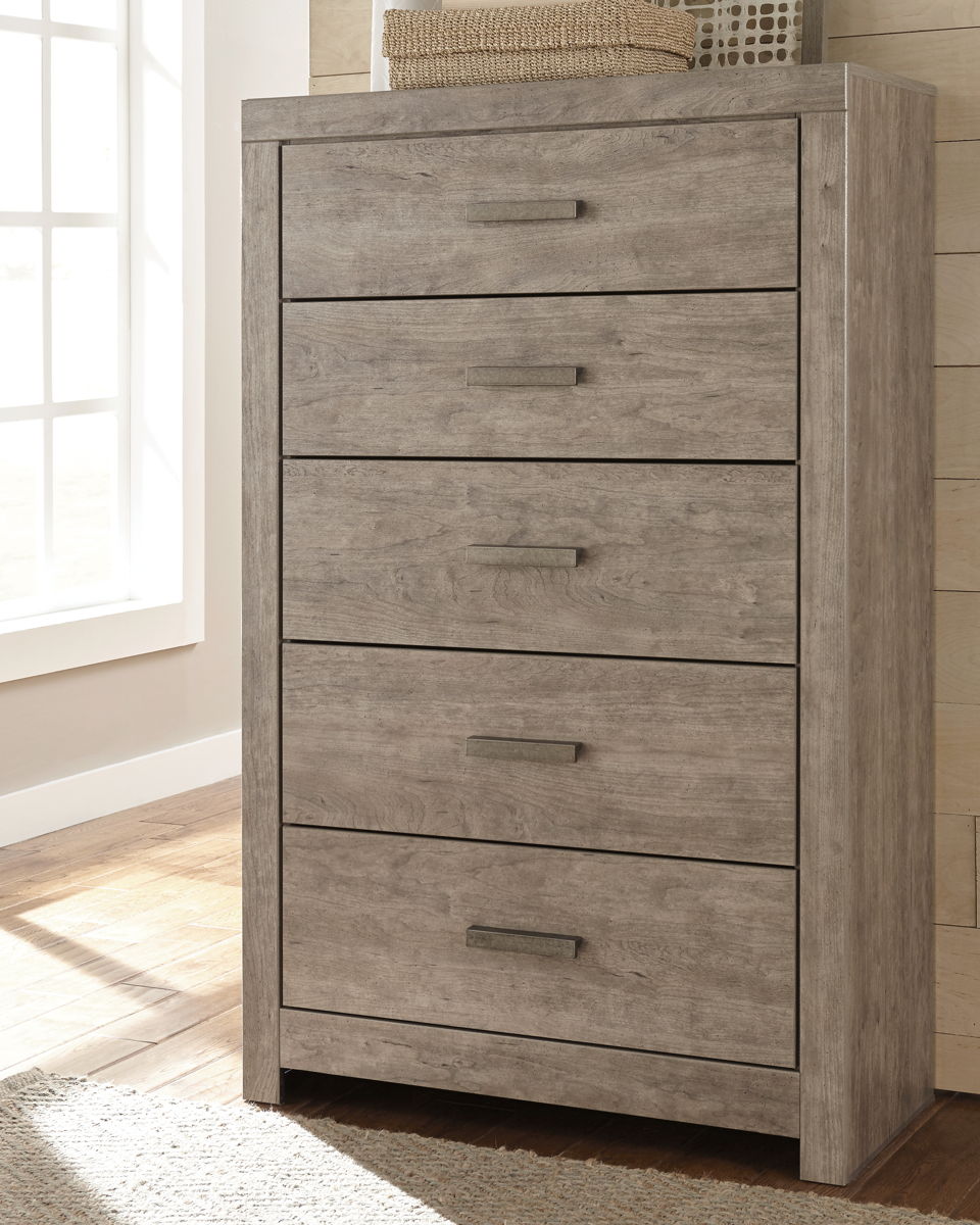 Culverbach - Five Drawer Chest - Gray - Image 4