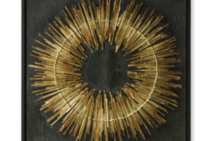 Buddins - Wall Art - Black / Gold Finish