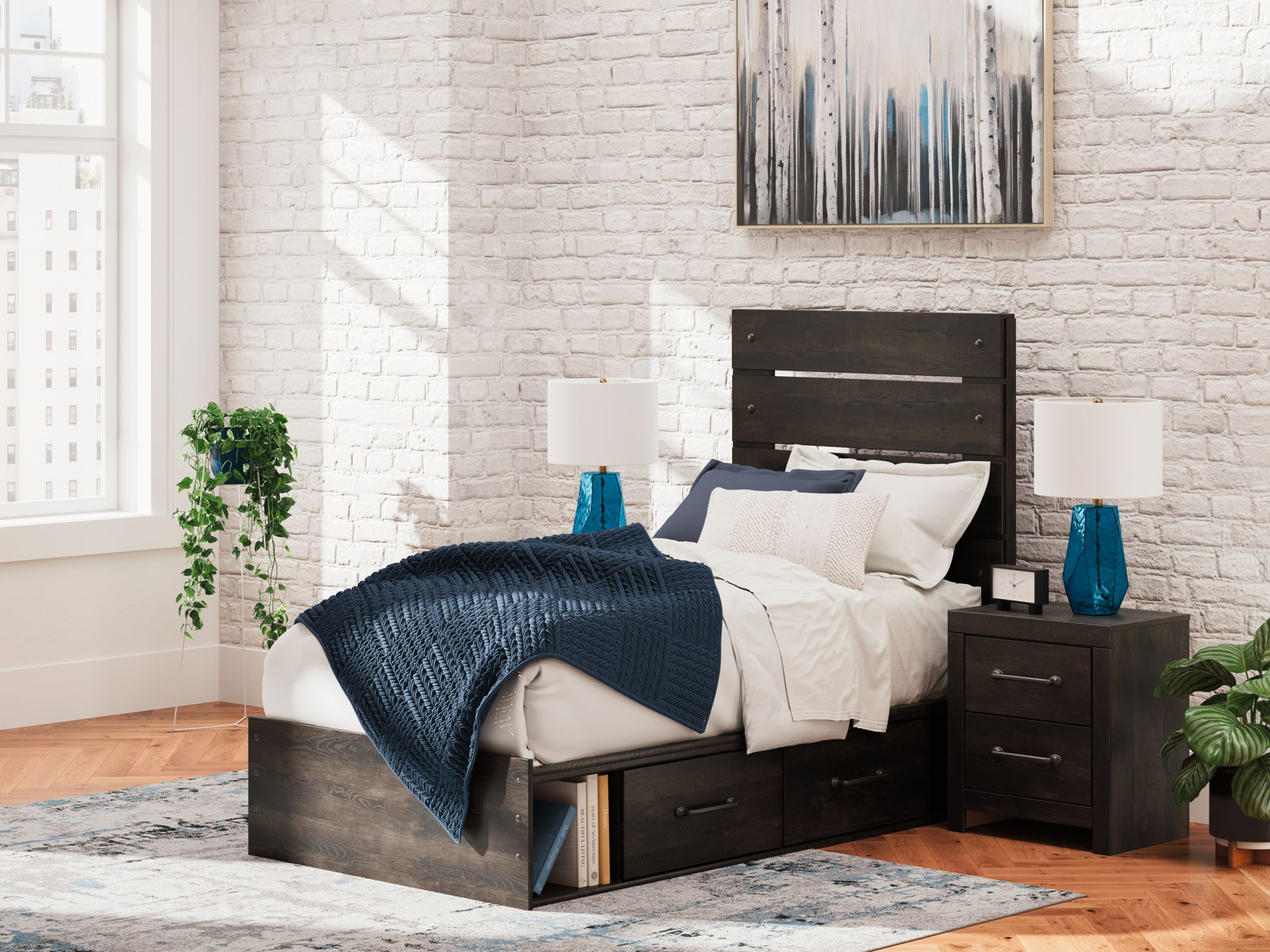 Hollivern - Panel Storage Bed - Image 5