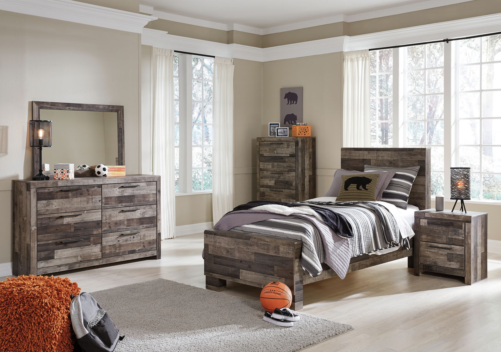 Derekson - Panel Bed - Image 8