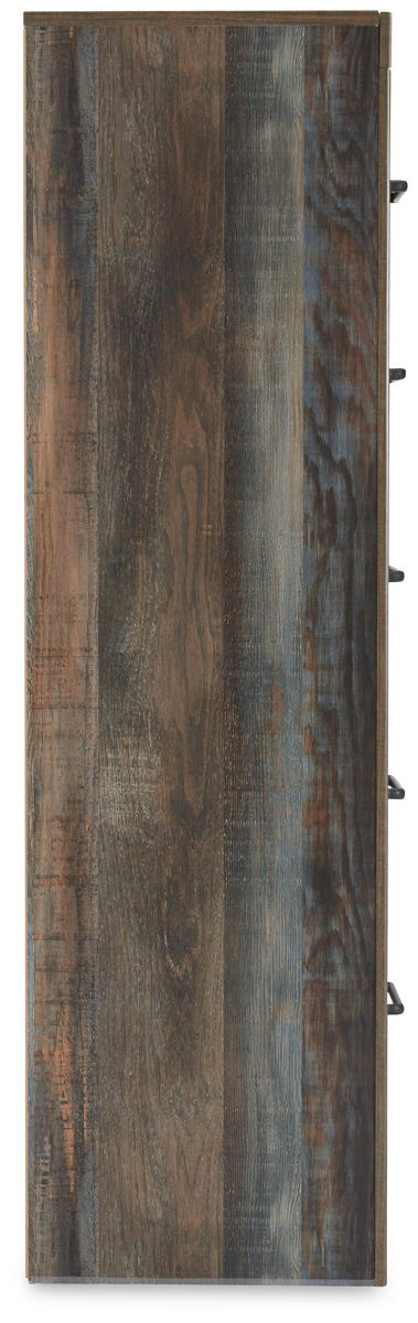 Drystan - Five Drawer Chest - Brown / Beige - Image 2