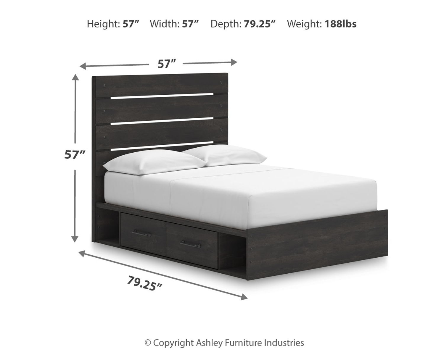 Hollivern - Panel Storage Bed - Image 7