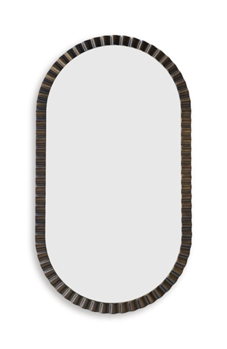 Clorington - Accent Mirror - Dark Brown